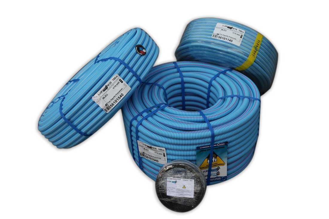 Bobine de gaine blindées flexaray